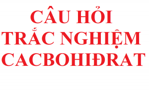 cau hoi trac nghiem cacbohidrat