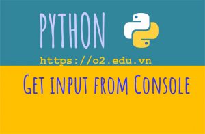 Python Get input from Console - O₂ Education