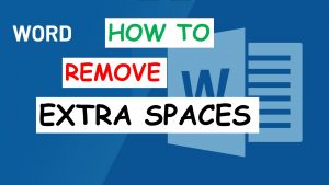 how to remove extra space in ms word office