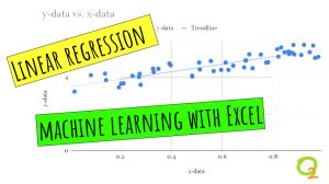 Linear regression machine learning with Excel