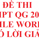Tổng hợp đề thi TN THPT 2021 môn hóa file word có lời giải