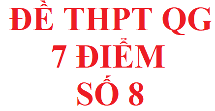 Đề thi TN THPT năm 2021