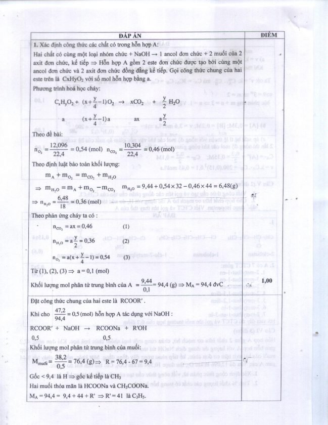 Đề thi HSG tỉnh Phú Thọ môn hóa học năm 2013 4