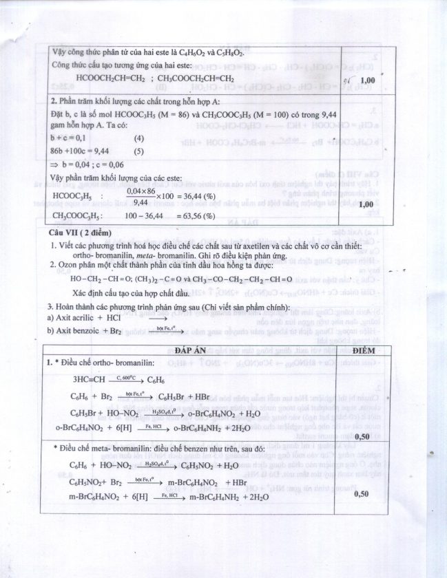 Đề thi HSG tỉnh Phú Thọ môn hóa học năm 2013 5