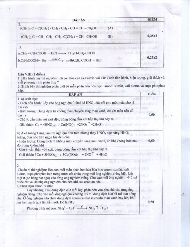 Đề thi HSG tỉnh Phú Thọ môn hóa học năm 2013 6