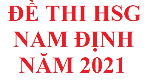 Đề thi HSG lớp 12 môn hóa tỉnh Nam Định năm 2021