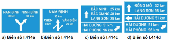 CÁCH NHẬN BIẾT VÀ Ý NGHĨA CÁC BIỂN CHỈ DẪN 10