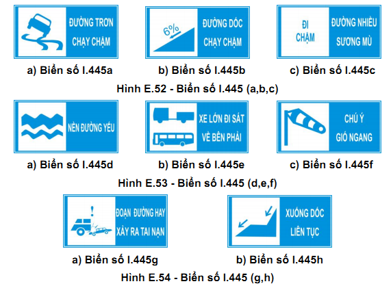 CÁCH NHẬN BIẾT VÀ Ý NGHĨA CÁC BIỂN CHỈ DẪN 43