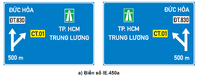 BIỂN CHỈ DẪN TRÊN ĐƯỜNG CAO TỐC 7