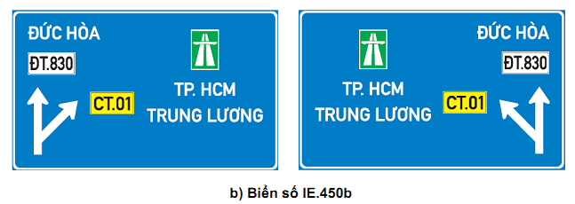 BIỂN CHỈ DẪN TRÊN ĐƯỜNG CAO TỐC 8