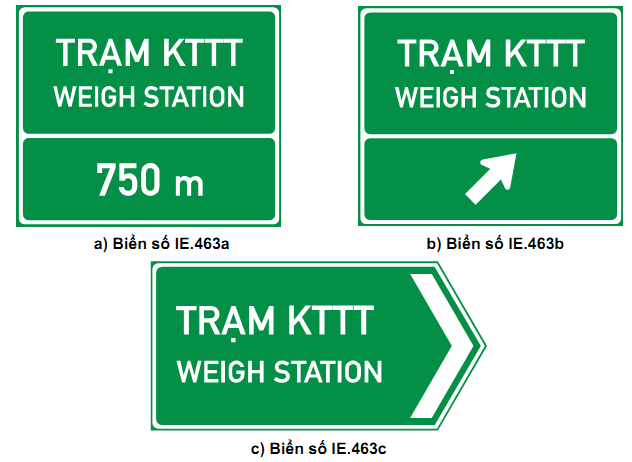 BIỂN CHỈ DẪN TRÊN ĐƯỜNG CAO TỐC 23