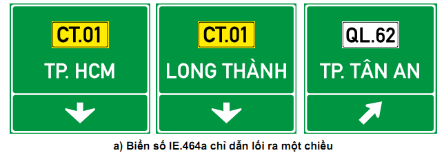 BIỂN CHỈ DẪN TRÊN ĐƯỜNG CAO TỐC 24