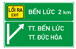 BIỂN CHỈ DẪN TRÊN ĐƯỜNG CAO TỐC 12