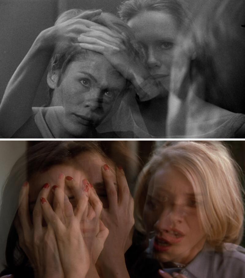 Persona, Ingmar Bergman, 1966 và Mulholland Drive, David Lynch, 2001