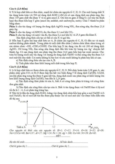 Đề thi hsg lớp 12 môn hóa tỉnh Hải Dương năm 2017 2