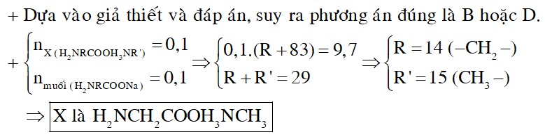 X có công thức phân tử là C3H10N2O2. Cho 10,6 gam X phản ứng với một lượng vừa đủ dung dịch NaOH