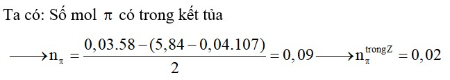 Một bình kín chỉ chứa một ít bột niken và hỗn hợp X gồm 0,05 mol điaxetilen (), 0,1 mol hiđro. Nung nóng bình một thời gian