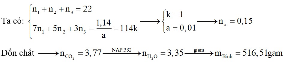 Hỗn hợp X gồm 3 peptit A, B, C (đều mạch hở) với tỷ lệ mol tương ứng 7:5:3. Tổng số liên kết peptit