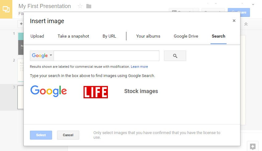 Hướng dẫn sử dụng Google Slides 16 Hướng dẫn sử dụng Google Slides 14