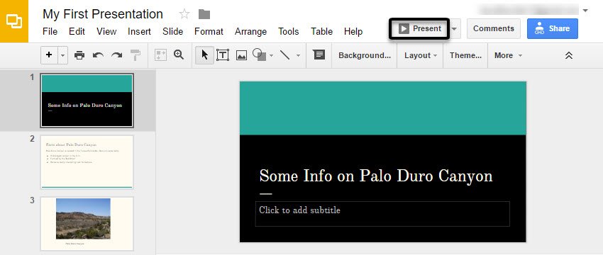 Hướng dẫn sử dụng Google Slides 23 Hướng dẫn sử dụng Google Slides 21