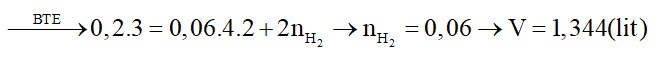 Hỗn hợp X chứa 0,20 mol Al và 0,06 mol Fe3O4. Nung nóng X trong bình kín đến khi xảy ra phản ứng hoàn toàn