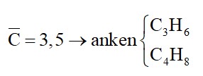 Cho H2 (dư) qua 0,2mol hỗn hợp X gồm ankan A và anken B (có mặt Ni xúc tác, đun nóng)
