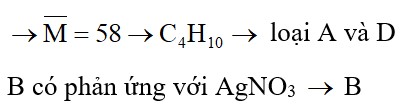 Một hỗn hợp X gồm H2 và hai hidrocacbon A, B đồng phân, mạch thẳng. Lấy 3 mol hỗn hợp qua Ni
