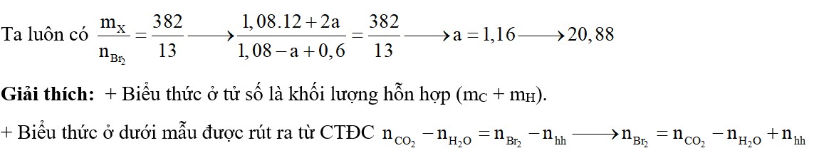 Hỗn hợp X gồm C2H2, C3H6, C4H10 và H2. Cho 7,64 gam hỗn hợp X qua bình đựng dung dịch brom dư