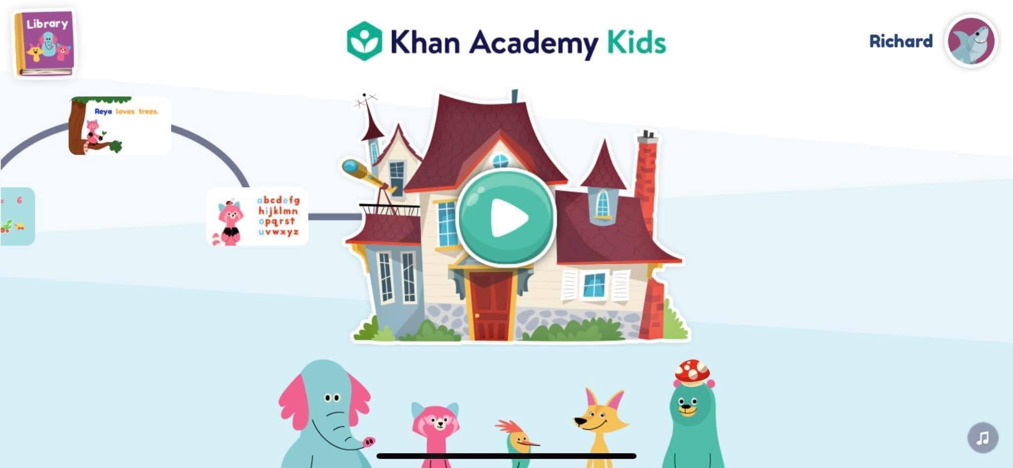 App học tiếng Anh cho bé miễn phí  Khan Academy Kids