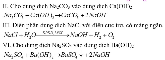 Thực hiện các thí nghiệm sau: Cho kim loại Na tác dụng với dung dịch H2SO4 dư 1