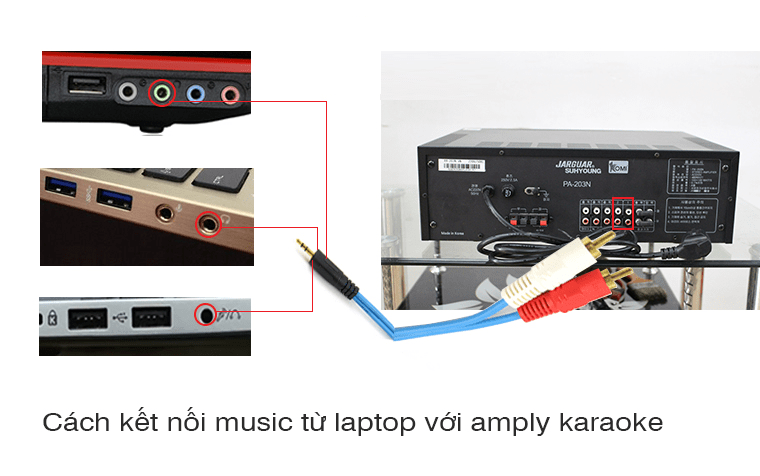 Cách kết nối máy tính với TV để hát karaoke