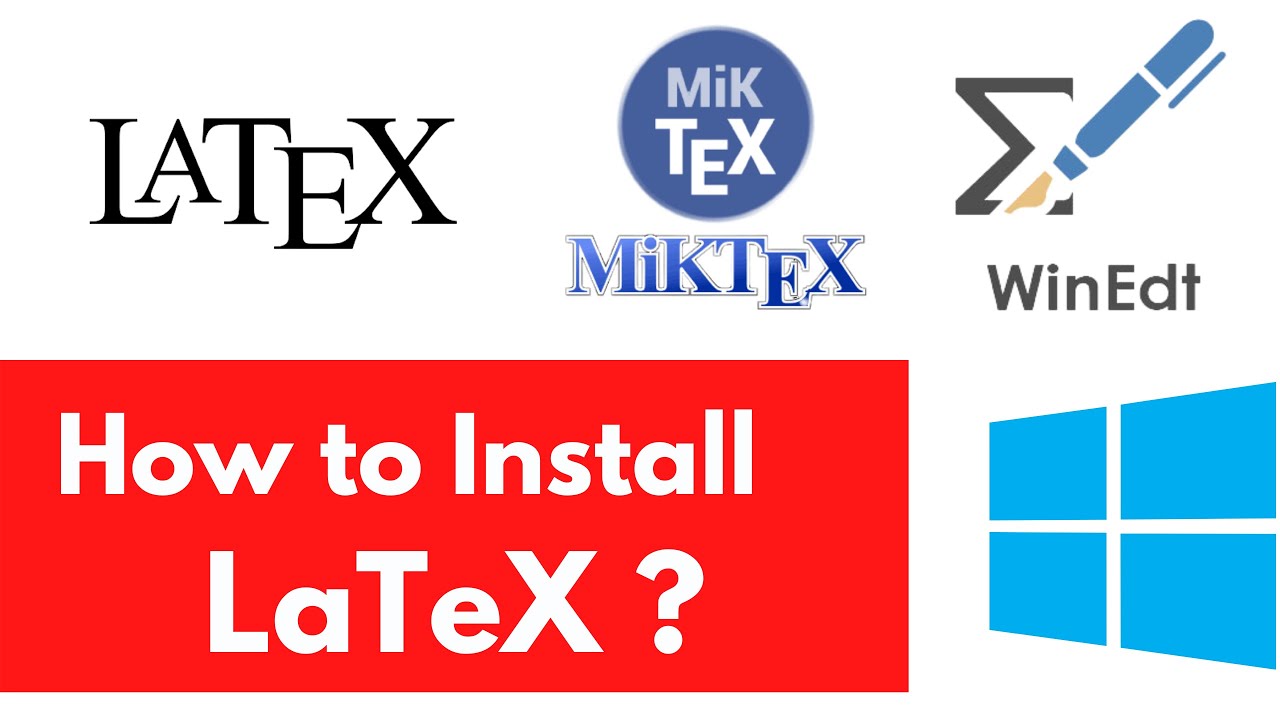 Hướng dẫn cài đặt LaTEX
