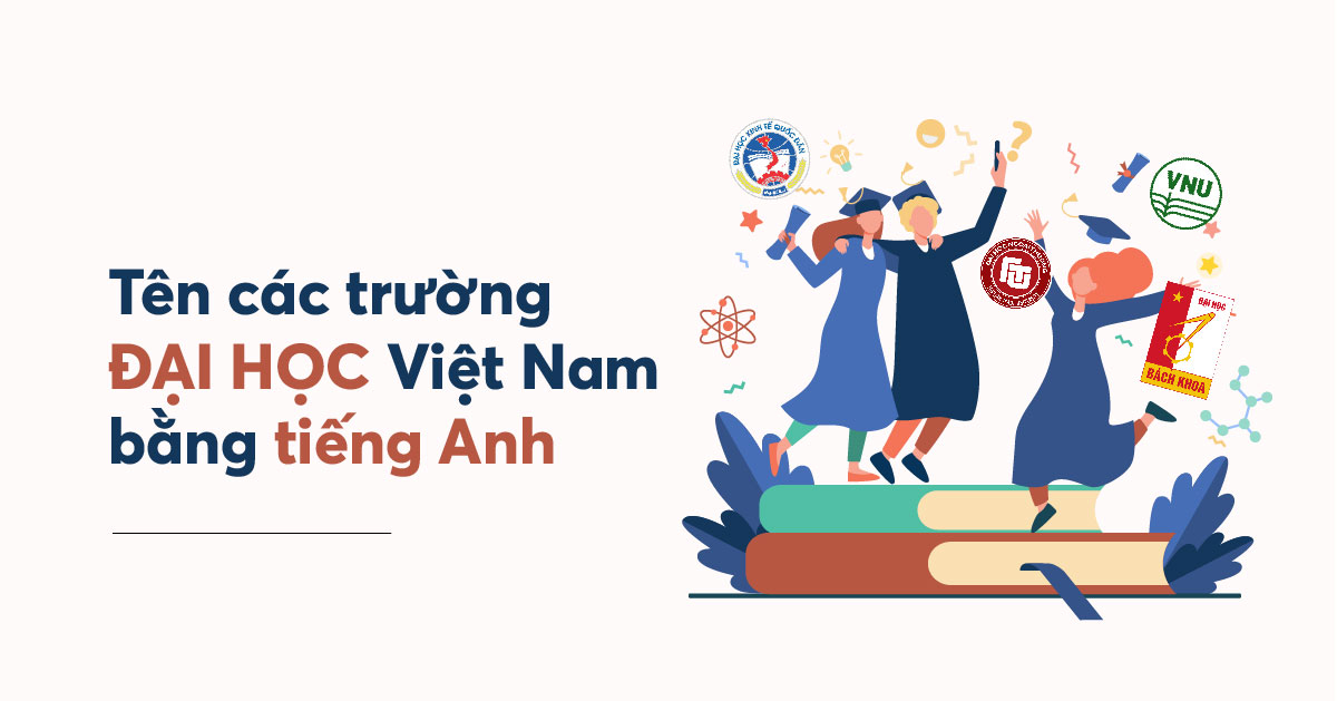 Tên viết tắt của các trường Đại học là gì?, Tên các trường Đại học tại Hà Nội bằng tiếng Anh