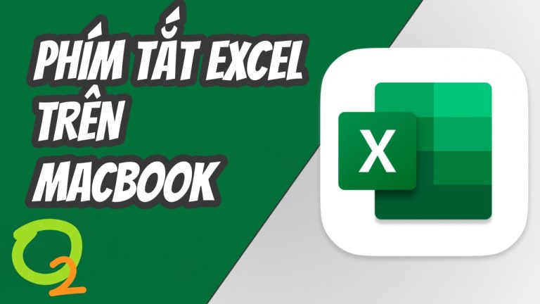 Các phím tắt trong Excel trên Macbook 1