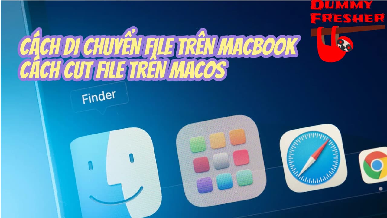 Cách di chuyển file trên Macbook bằng chuột