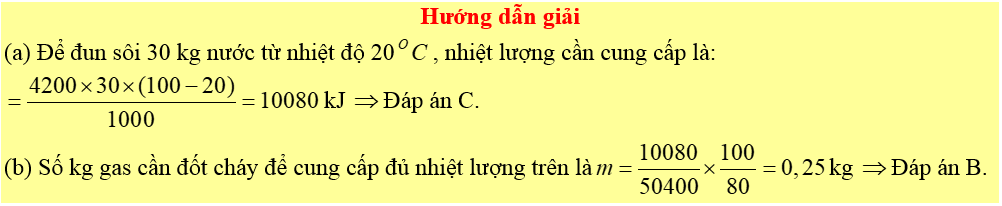 Bài toán năng lượng hóa học đốt cháy nhiên liệu 12