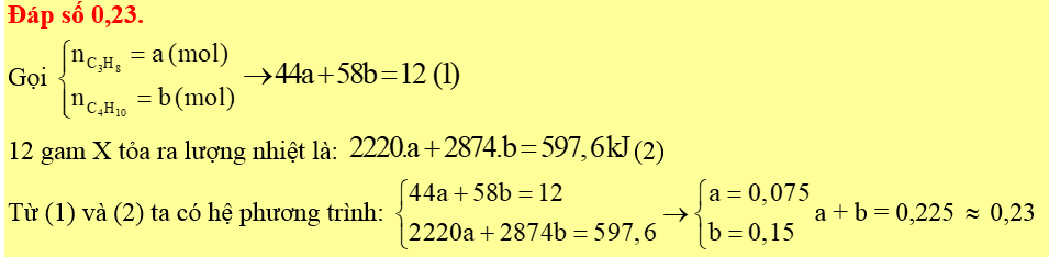 Bài toán năng lượng hóa học đốt cháy nhiên liệu 21
